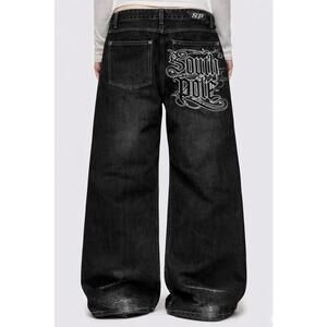 Shadow Script Baggy Jeans